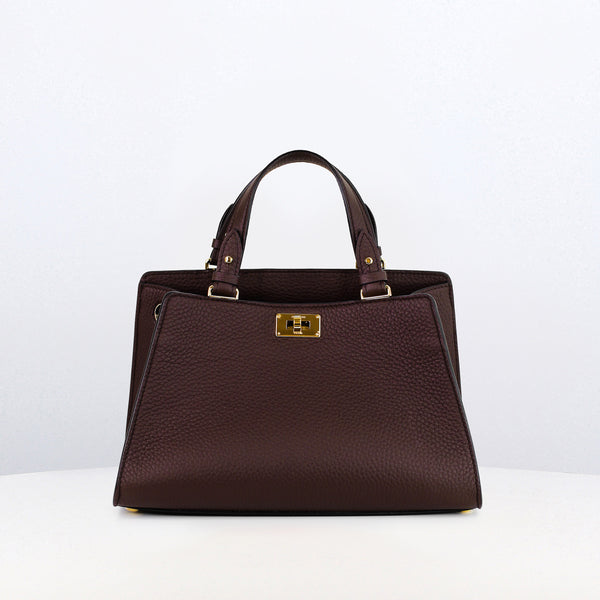 TROCADERO MINI LEDERHANDTASCHE PRUNE