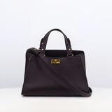 SAC A MAIN EN CUIR TROCADERO RAISIN