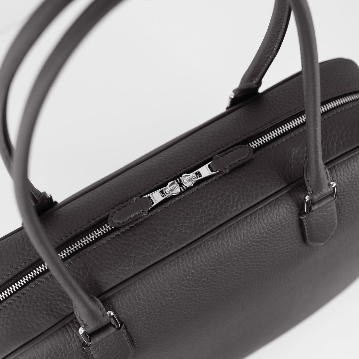 BOSTON TUILERIES MM LEDERHANDTASCHE ANTHRAZITGRAU