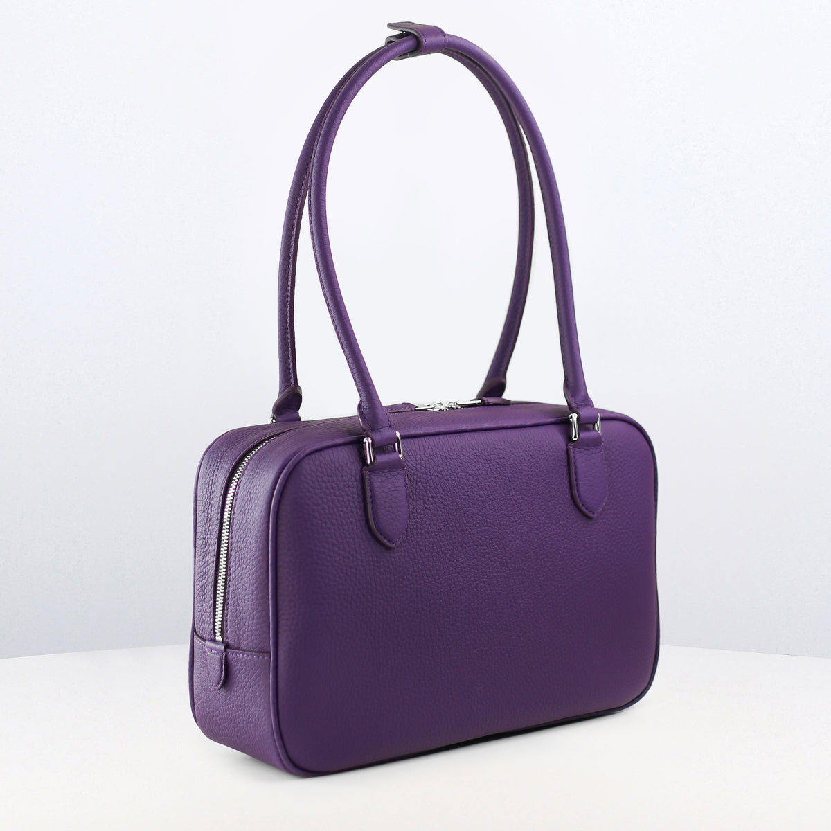 SAC À MAIN EN CUIR BOSTON TUILERIES PM IRIS