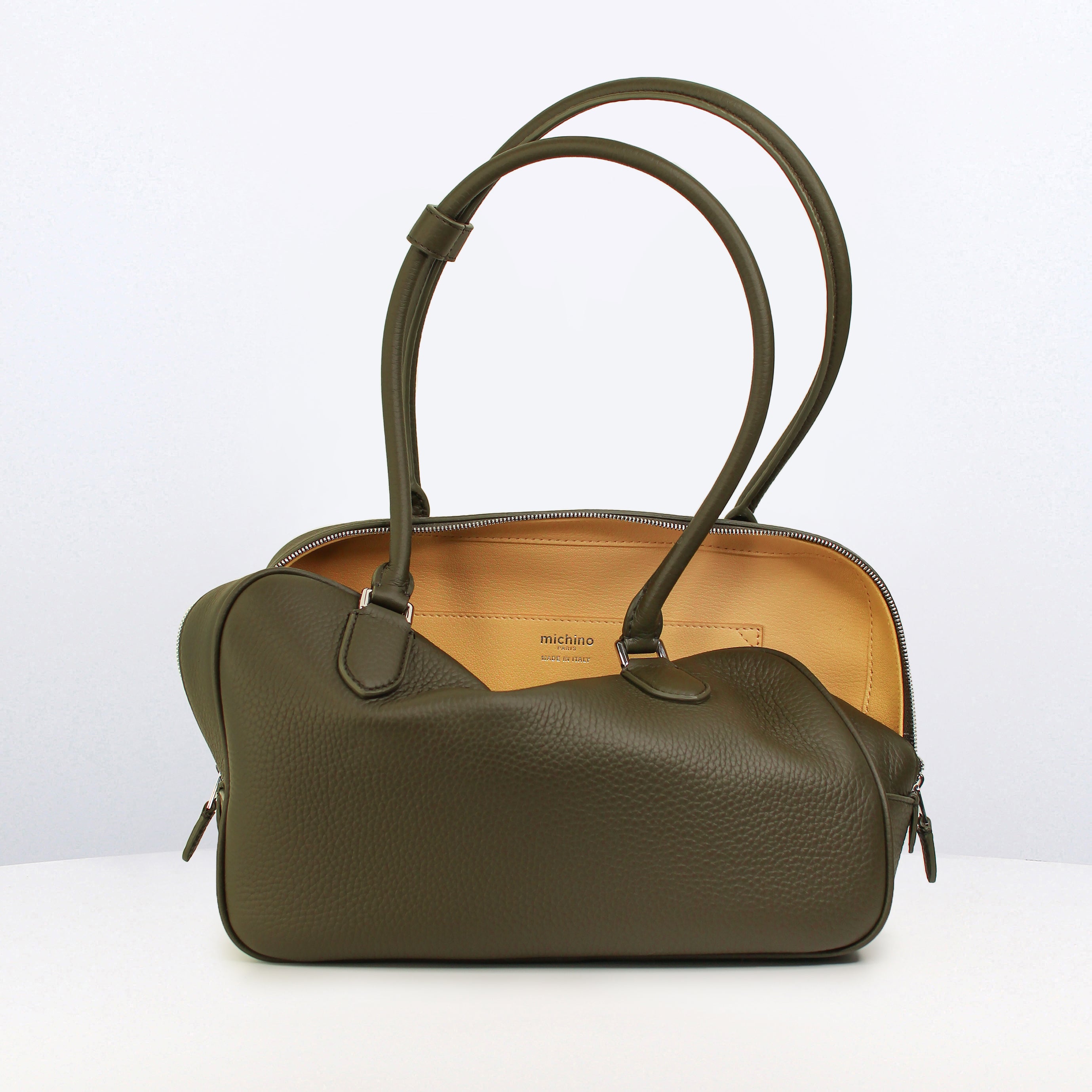 BOSTON TUILERIES PM LEDERHANDTASCHE KHAKI
