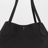 SAC CABAS EN CUIR VENDOME NOIR