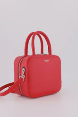 LEATHER HANDBAG PIGALLE SMALL GRAINED RED