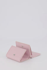 LEATHER MINI WALLET POWDER PINK SALUT