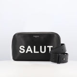 LEATHER BANANA BAG SALUT