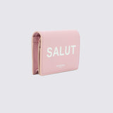 LEATHER BIFOLD WALLET SALUT LIGHT PINK