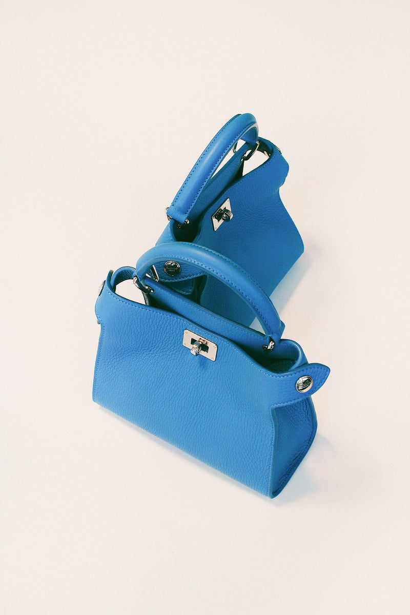 LEATHER HANDBAG LUTECE NANO HONEY