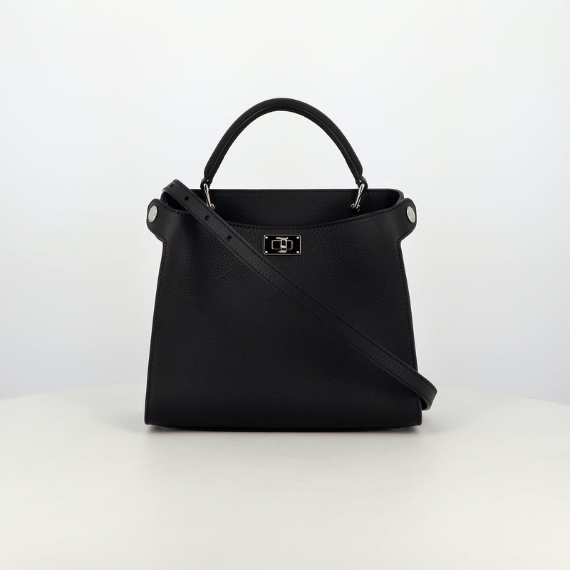 LEATHER HANDBAG LUTECE MINI BLACK