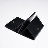 LEATHER  WALLET BLACK SALUT