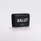LEATHER  WALLET BLACK SALUT
