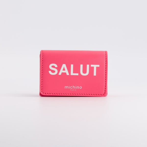 LEATHER MINI WALLET NEW FUXIA