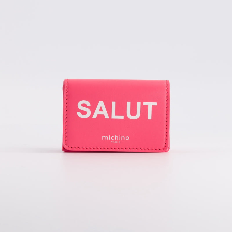 LEATHER MINI WALLET NEW FUXIA