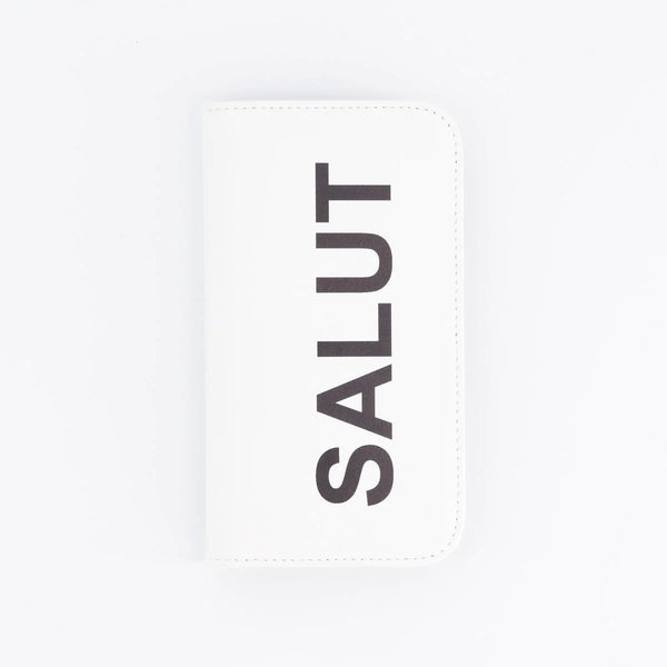 WHITE IPHONE CASE SALUT