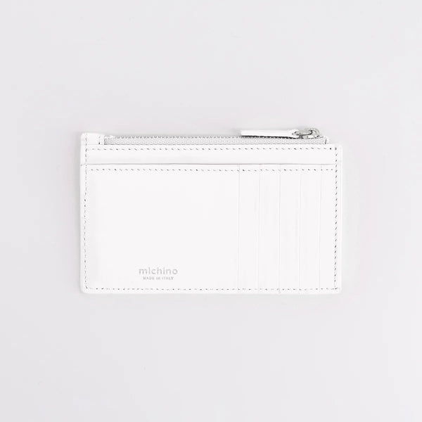 zip card case white