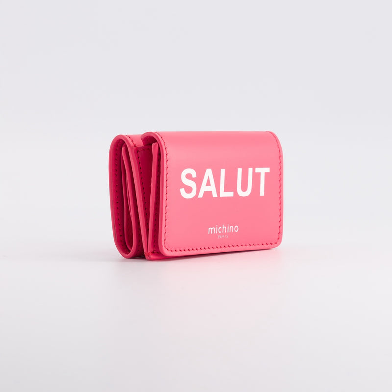 LEATHER MINI WALLET NEW FUXIA