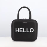 SAC À MAIN EN CUIR PIGALLE PETIT HELLO NOIR