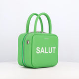 SAC À MAIN EN CUIR PIGALLE MINI VERT AMANDE