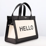 HANDBAG WEEKEND SMALL HELLO BLACK