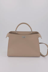 LEATHER HANDBAG LUTECE PM TOURTERELLE